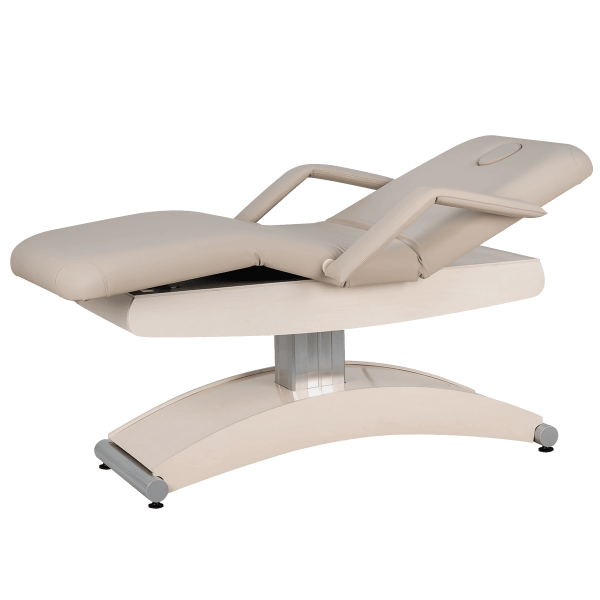 СПА кушетка Аврора, светлый каркас, 3 мотора