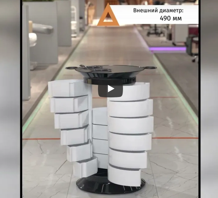 Парикмахерская тележка GiroCo Ofelia, черный - 2