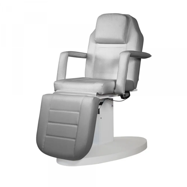 Кресло косметологическое ЭЛЕГИЯ-01, 1 мотор, серебро